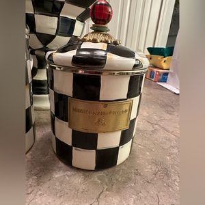 Mackenzie Childs canister set